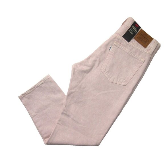 NWT Levi's Wedgie Straight in Pink Acid Wash High Rise Denim Crop Jeans 27 - Picture 7 of 7